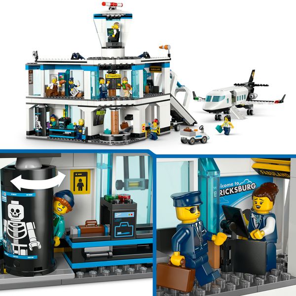 Lego city 60502 – aeroporto con aereo passeggeri - LEGO CITY