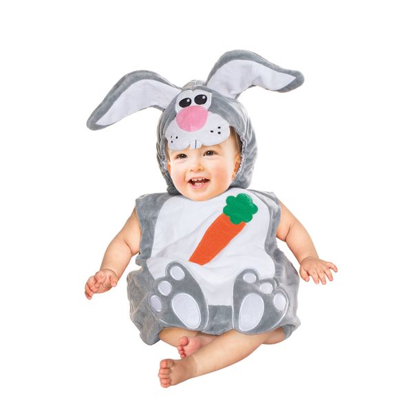 Costume carnevale coniglietto saccotto neonato 6-12 mesi - carnaval queen - CARNAVAL QUEEN