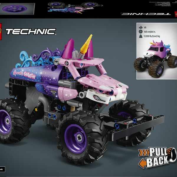Lego technic 42220 – monster jam sparkle smash pull-back - LEGO TECHNIC