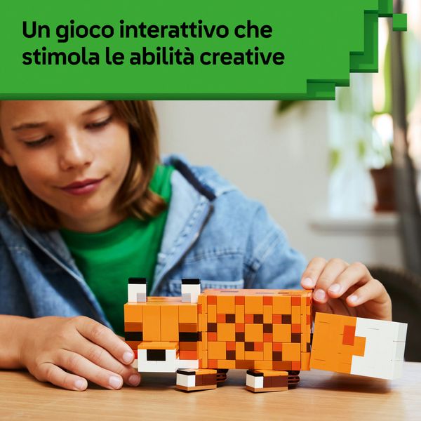 Lego minecraft 21588 la volpe giocattolo - LEGO