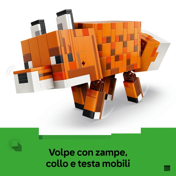 Lego minecraft 21588 la volpe giocattolo - LEGO