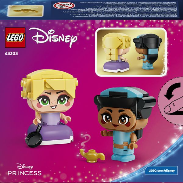 Lego disney princess 43303 – mini-jasmine rapunzel - LEGO DISNEY PRINCESS