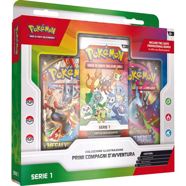 Pokémon collezione illustrazione primi compagni d'avventura - POKEMON
