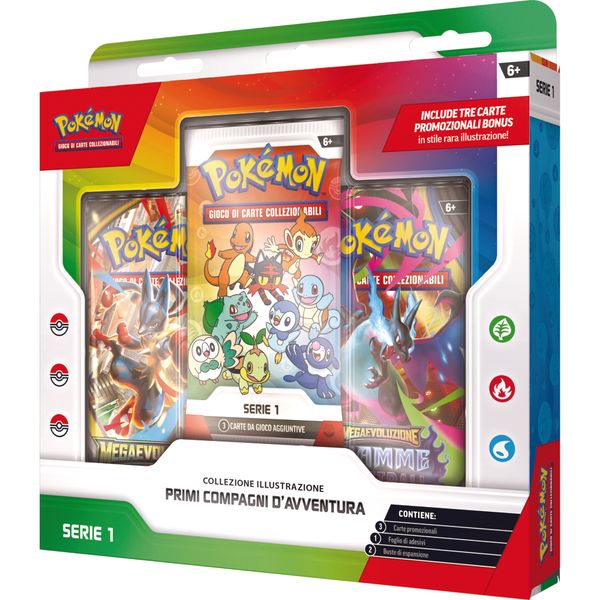 Pokémon collezione illustrazione primi compagni d'avventura - POKEMON