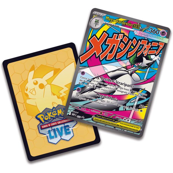 Pokémon collezione con poster premium di mega lucario-ex e mega gardevoir-ex - POKEMON