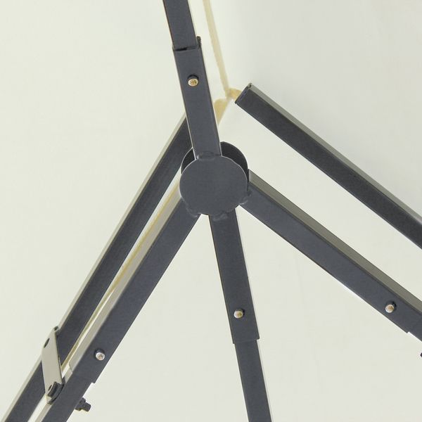 Gazebo da giardino 3x4 m con tende e tetto a 2 livelli bianco crema - 