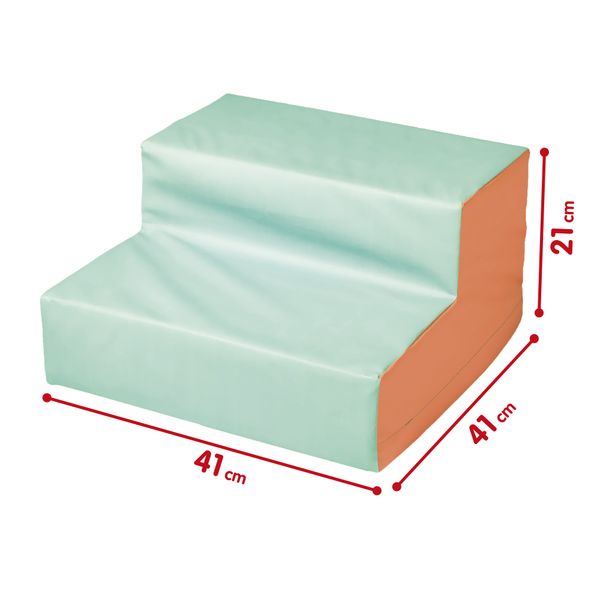 Scalino motorio active play per bambini - 41x41x21cm - modulare sicuro per percorsi motori - SUN&SPORT
