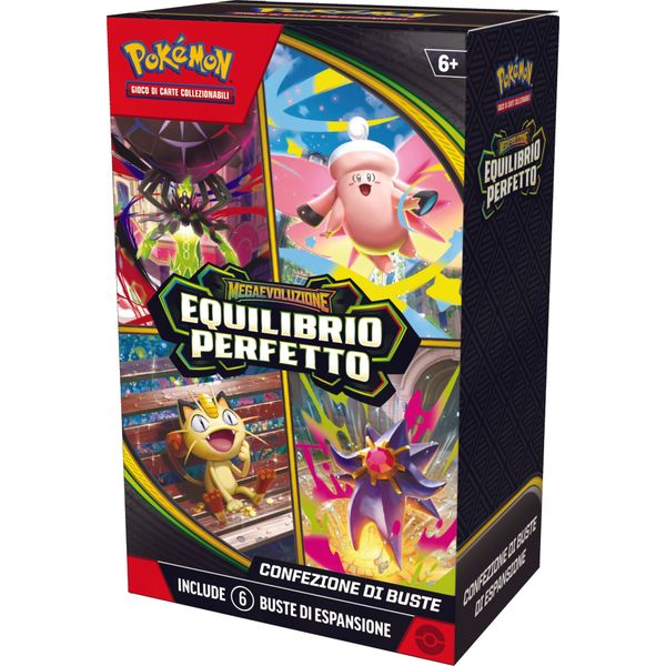 Pokémon bundle 6 buste dell'espansione megaevolzione - equilibrio perfetto - POKEMON