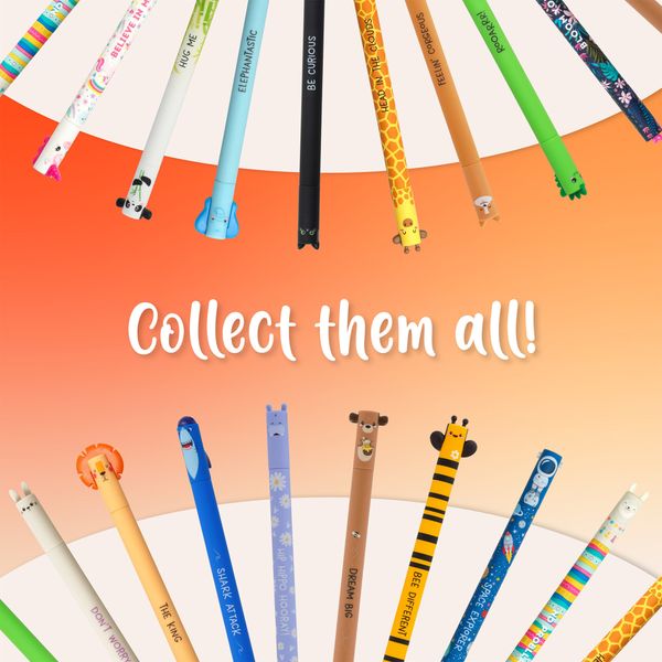 Erasable gel pen - panda- extraordinary stationery - LEGAMI