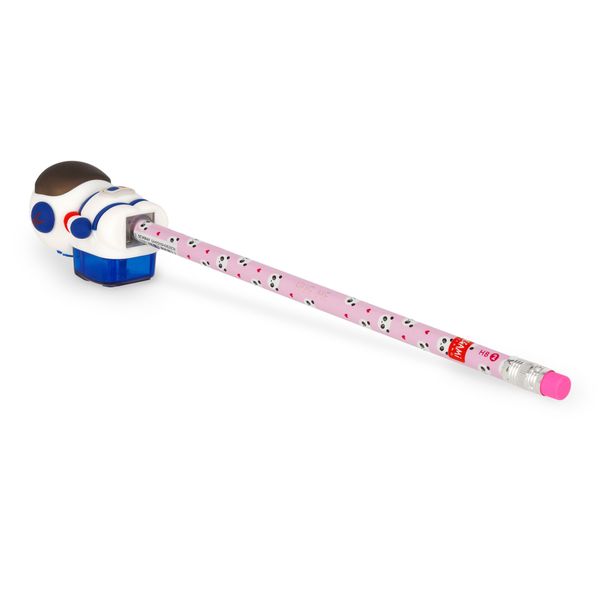 Temperino luminoso con contenitore - sharpening is magic- extraordinary stationery - LEGAMI