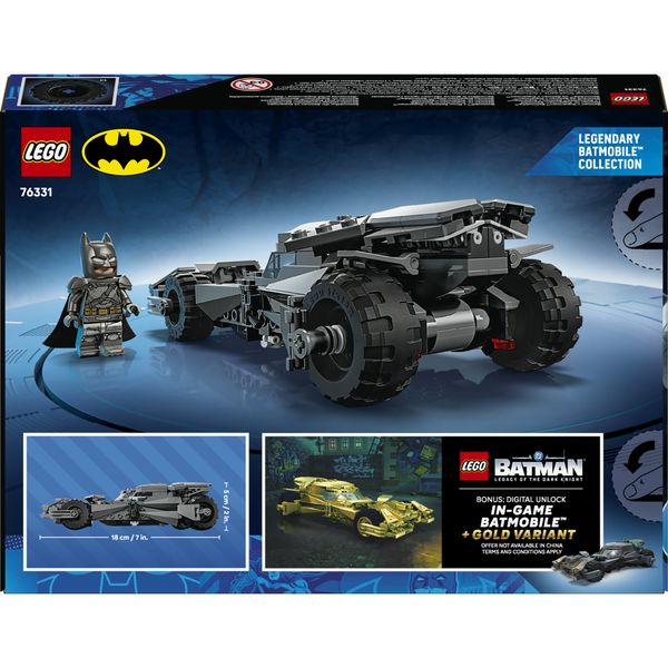 Lego dc 76331 batman v superman batmobile - BATMAN, DC COMICS, LEGO SUPER HEROES