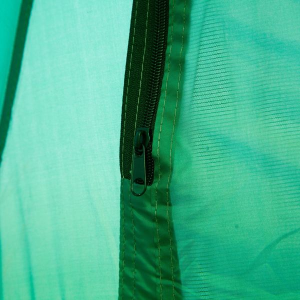 Tenda doccia da campeggio con borsa per trasporto e tasca portaoggetti 122x122x213cm, verde - 