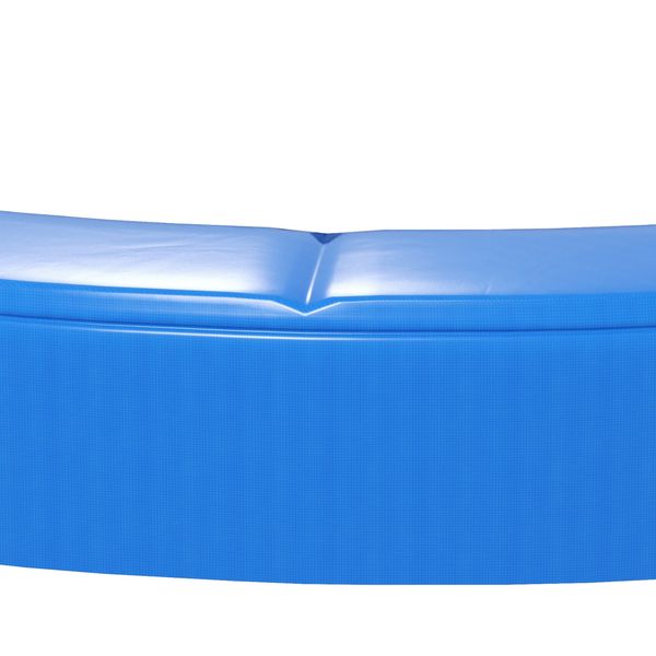 Copertura tappeto elastico ø366x30 cm pieghevole e portatile, in plastica, pe e schiuma, multicolore - 