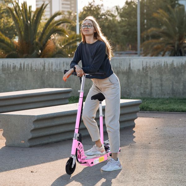 Monopattino elettrico bambino monopattino con sedile rosa - 