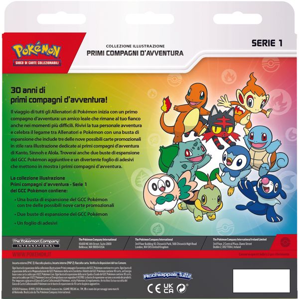Pokémon collezione illustrazione primi compagni d'avventura - POKEMON