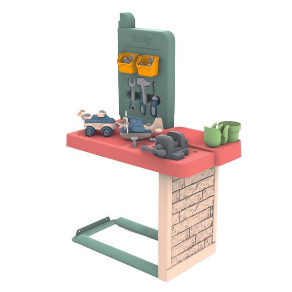 Atelier bricolage smoby life per casetta neo jura lodge - anti-uv da 2 anni - SMOBY