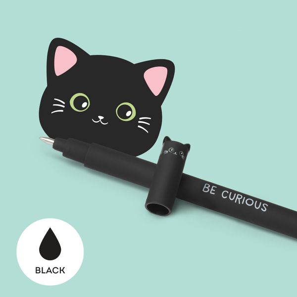 Erasable gel pen - kitty- extraordinary stationery - LEGAMI
