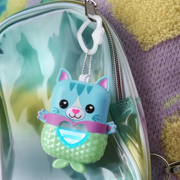 Hasbro nano-mals, pawtricia la gattina blu - portachiavi interattivo - HASBRO GAMING