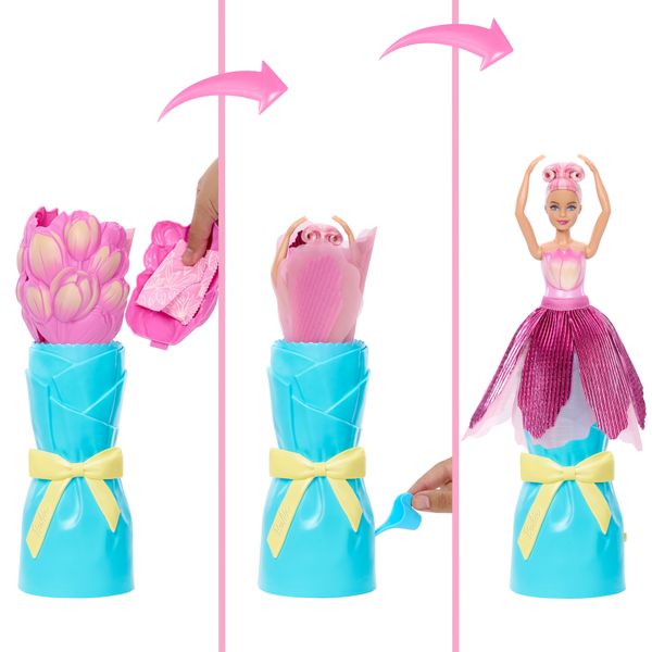 Barbie petal pop - tulipano rosa - Barbie