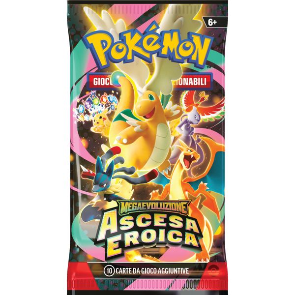 Pokémon gcc confezione di buste dell'espansione megaevoluzione - ascesa eroica - POKEMON