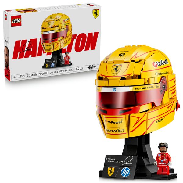 Lego scuderia ferrari hp lewis hamilton helmet 43022 - Lego
