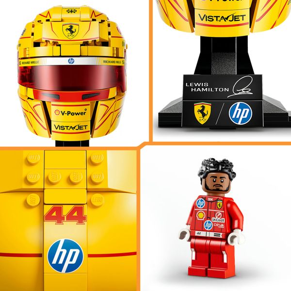 Lego scuderia ferrari hp lewis hamilton helmet 43022 - LEGO