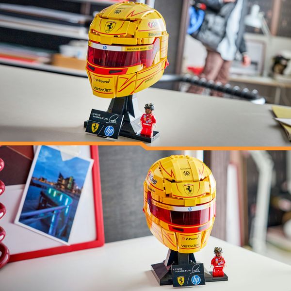 Lego scuderia ferrari hp lewis hamilton helmet 43022 - LEGO