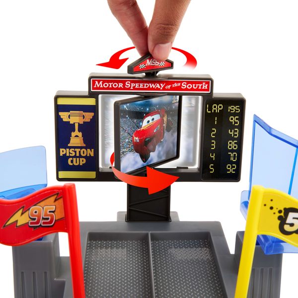 Mattel cars - piston cup circuito mega scontri - MATTEL, Cars