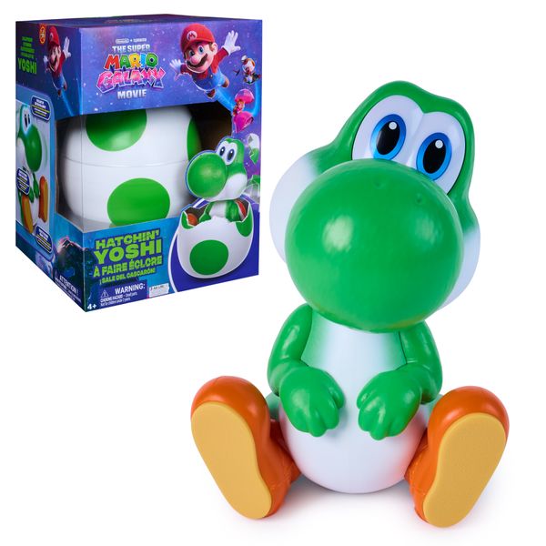 Yoshi uovo interattivo super mario galaxy action figure suoni 4+ anni - Super Mario