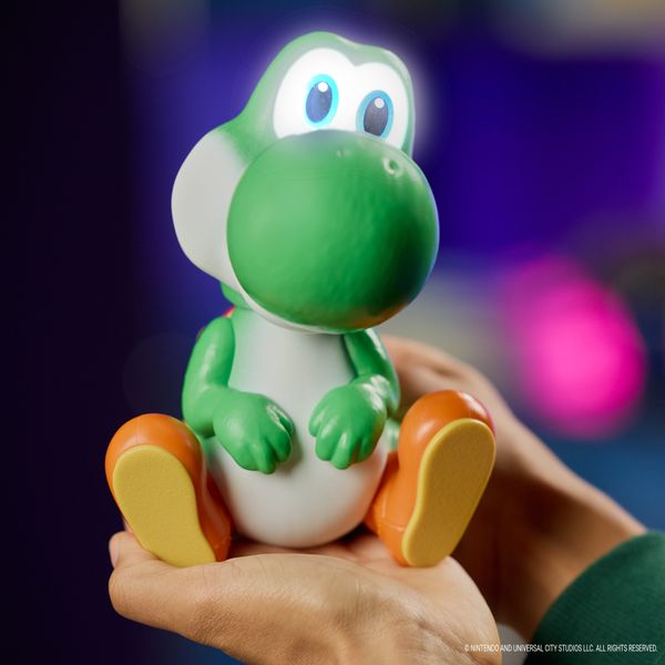 Yoshi uovo interattivo super mario galaxy action figure suoni 4+ anni - Super Mario