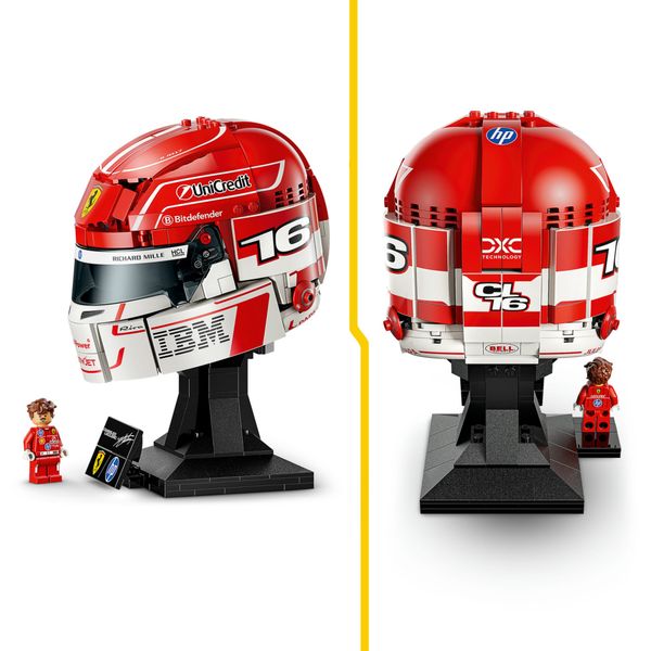 Lego scuderia ferrari hp charles leclerc helmet 43014 - LEGO