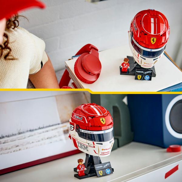 Lego scuderia ferrari hp charles leclerc helmet 43014 - LEGO