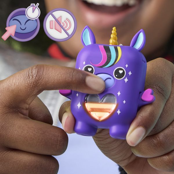 Hasbro nano-mals, stardream l'unicorno -  portachiavi interattivo - HASBRO GAMING