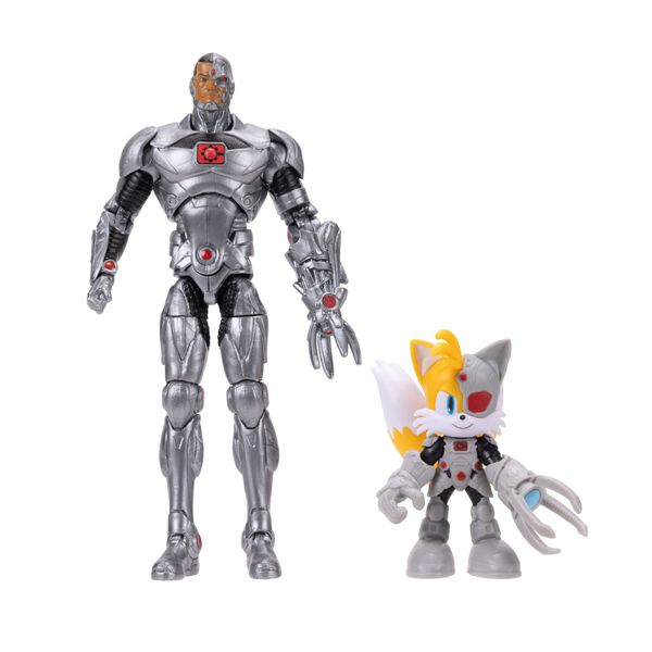 Dc x sonic - assortimento di multipacks con personaggi da 6 cm e 13 cm - wave 1 - BATMAN, DC COMICS, Sonic