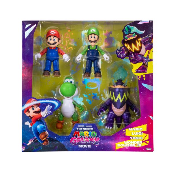 Super mario galaxy - multipack di action figure 13 cm - Super Mario