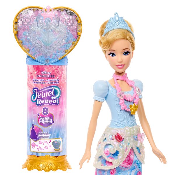 Mattel disney princess - cenerentola jewel reveal - DISNEY PRINCESS, MATTEL