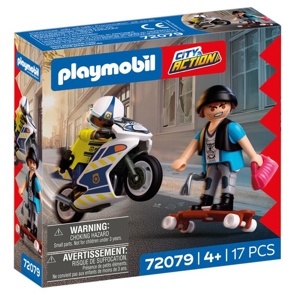 Playmobil 72079 inseguimento in moto - Playmobil