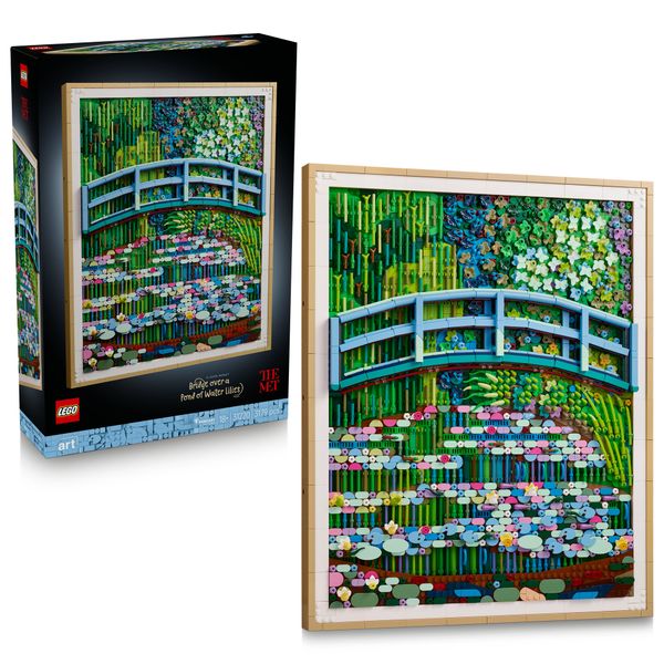 Lego art claude monet - lo stagno delle ninfee - 31220 - Lego