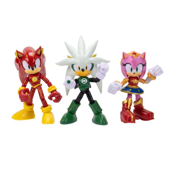 Dc x sonic - assortimento di personaggi articoli 13 cm - wave 1 - DC COMICS, Sonic