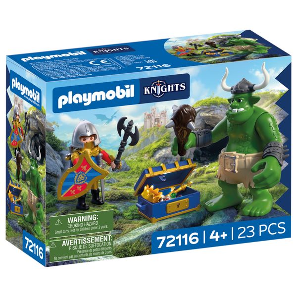 Playmobil 72116 troll con tesoro dei cavalieri del leone - Playmobil