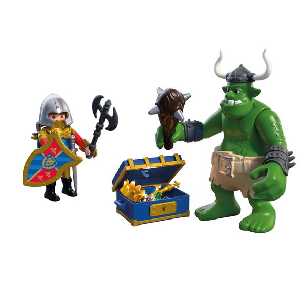Playmobil 72116 troll con tesoro dei cavalieri del leone - Playmobil