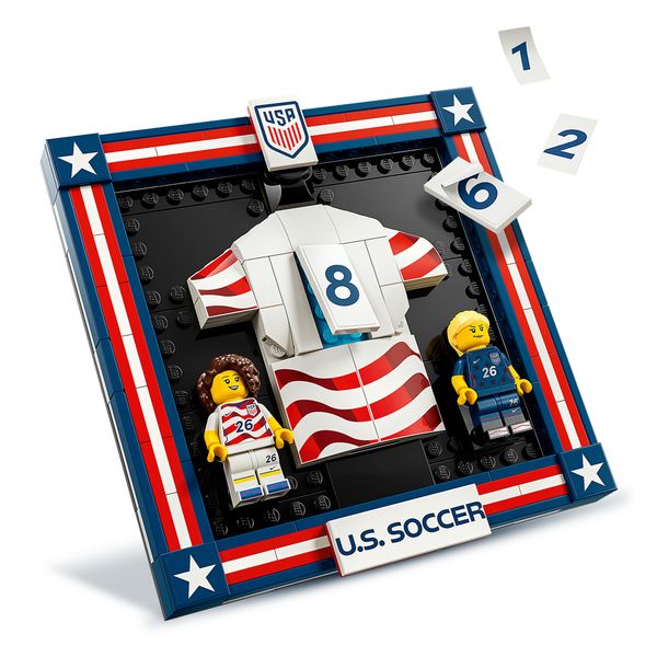 Lego editions football maglia della squadra nazionale di calcio usa 2026 - 43033 - LEGO
