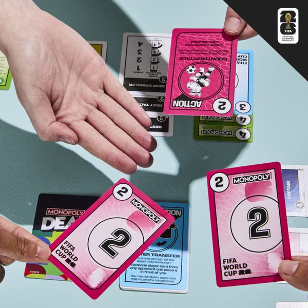 Monopoly deal fifa world cup – gioco da tavolo per famiglie e amici, divertente e coinvolgente - MONOPOLY