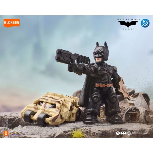 Blokees figures - dc - defender version - batman - hero - BLOKEES