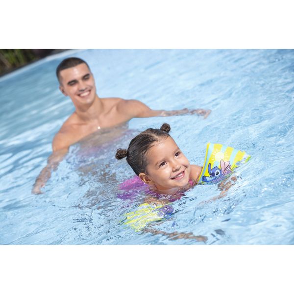 Braccioli gonfiabili con stampa tropicali 3‑6 anni disney stitch - Bestway, Disney Stitch