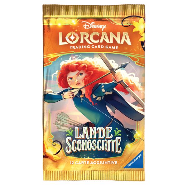 Ravensburger disney lorcana tcg dlc booster s12, pacchetti di lancio, 2 giocatori, 8+ anni, versione italiana - RAVENSBURGER, Disney, Lorcana