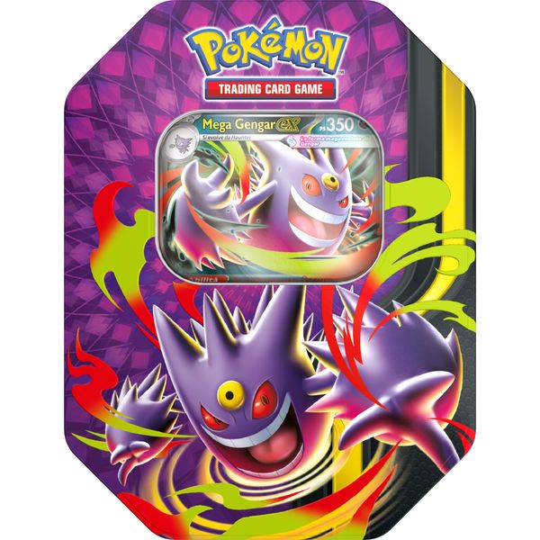 Pokémon tin da collezione mega chiarodiluna assortito - POKEMON