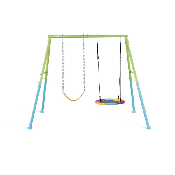 Intex 44125 altalena gioco con seggiolino e dondolo 254x235 cm - INTEX