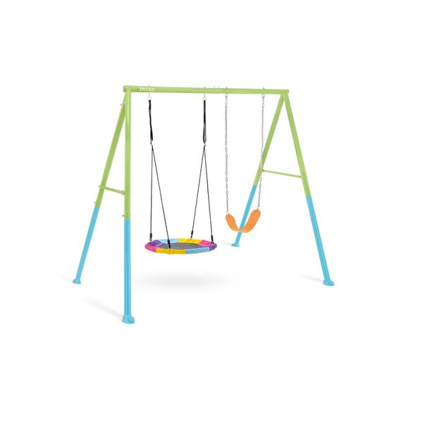 Intex 44125 altalena gioco con seggiolino e dondolo 254x235 cm - INTEX