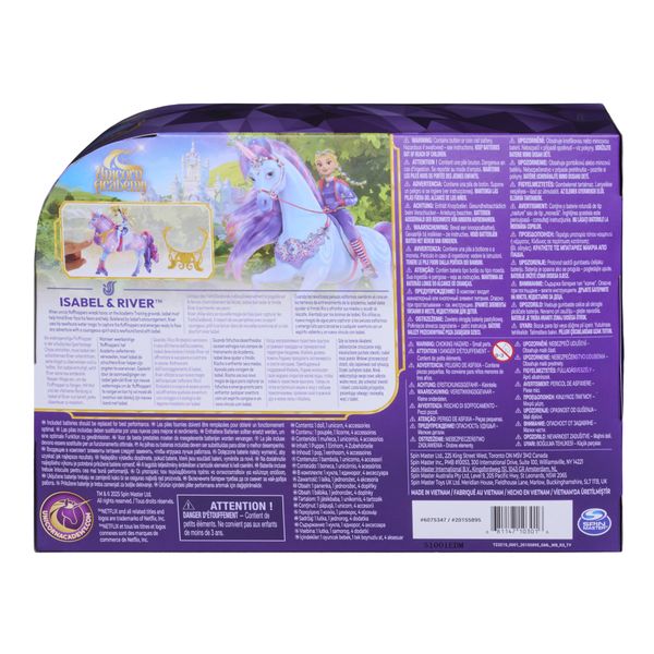 Unicorn academy train & glow river, 3 pezzi, 4+ - UNICORN ACCADEMY
